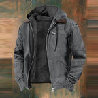 Charles | Men's Tailored Autumn Jacket with Pockets, Smart Wool-Blend Jacket | Bella Blue | Blue