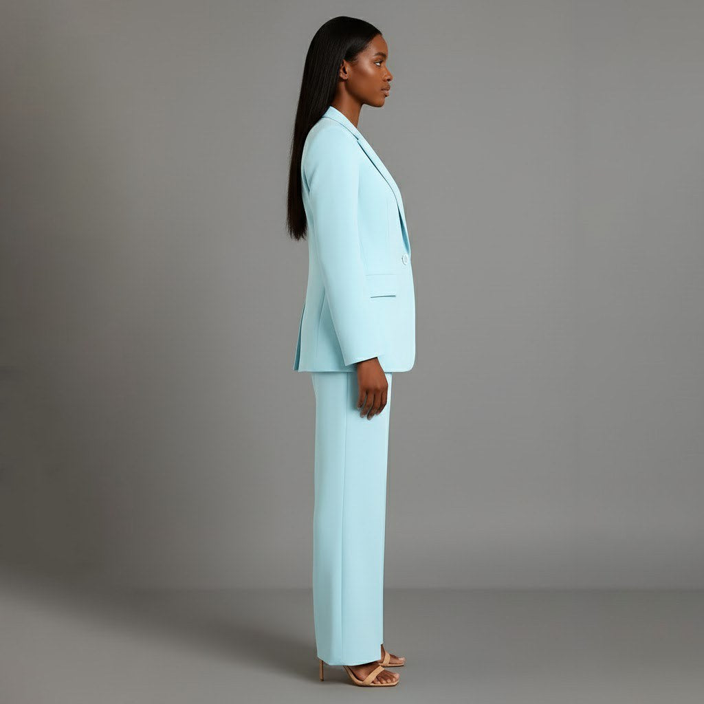 Charlotte | Women's Button Front Blazer Two-Piece Set - image 14