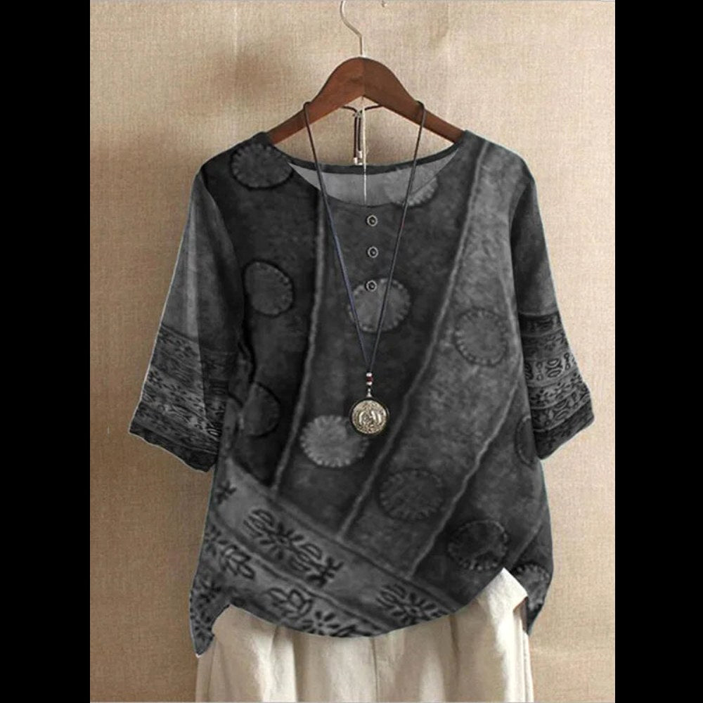 Charlotte | Women's Colourful Boho Blouse - image 3
