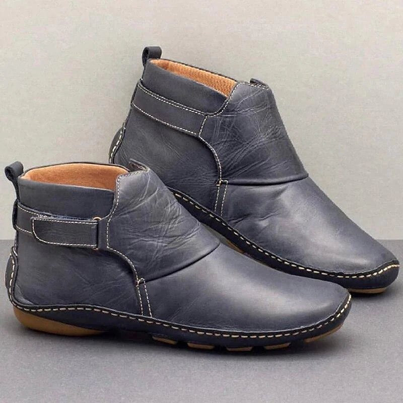 Charlotte | Women's Orthopaedic Ankle Boots, Supportive Autumn Boots | Bella Blue