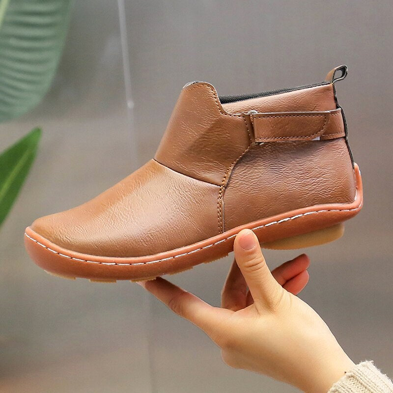 Charlotte | Women's Orthopaedic Ankle Boots, Supportive Autumn Boots | Bella Blue