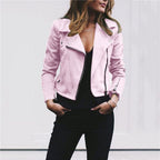 Cheryl | Women's Sleek Modern Jacket, Biker-Style Jacket | Bella Blue