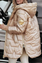 Clara | Elegant Transitional Coat with Classic Cut, Timeless Autumn Coat | Bella Blue | Brown