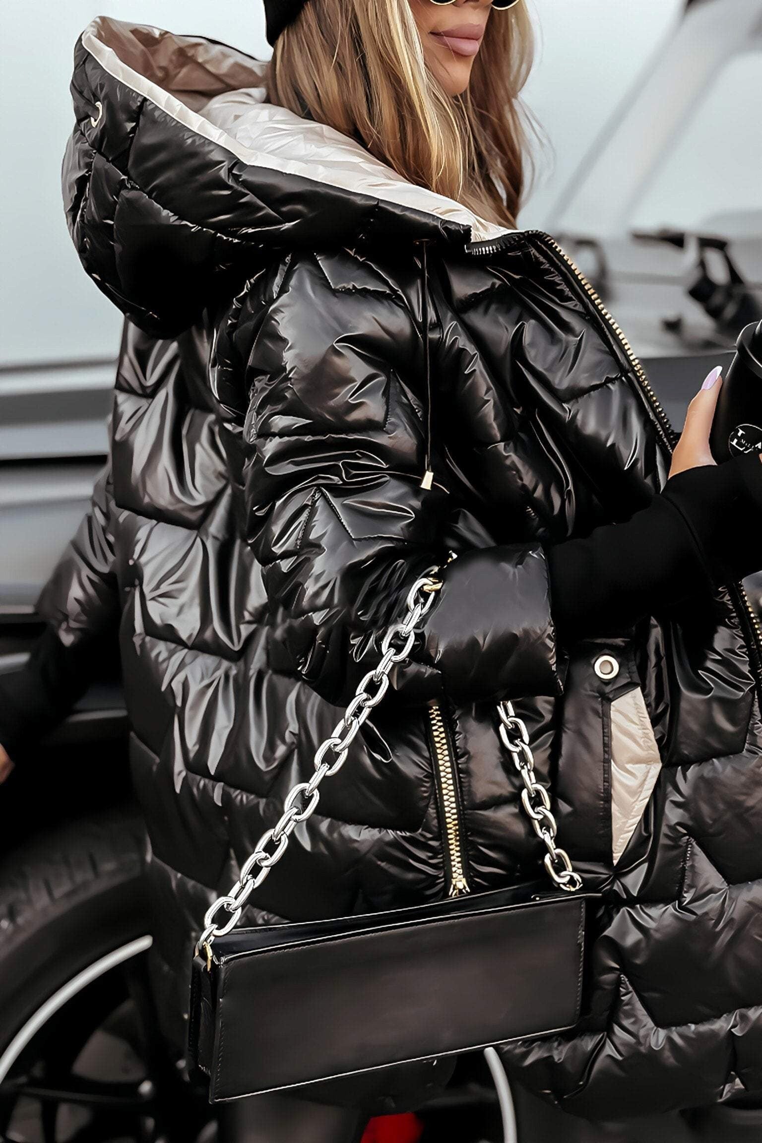 Clara | Elegant Transitional Coat with Classic Cut, Timeless Autumn Coat | Bella Blue | Brown