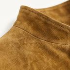 Clayton | Men's Single-Breasted Suede Blazer Jacket, Casual Smart Coat | Bella Blue
