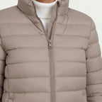 Clemence | Women's Lightweight Quilted Jacket, Slim-Fit Zip Jacket | Bella Blue | Matcha colour