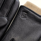 Cody | Men's Faux Leather Winter Driving Gloves, Wool-Lined Warm Gloves | Bella Blue