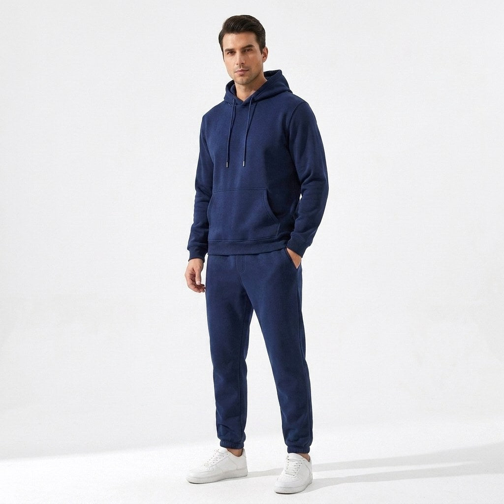 Cody | Men's Hooded Loungewear Set, Comfortable Two-Piece Set | Bella Blue