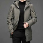 Cody | Men's Hooded Winter Coat, Weather-Resistant Autumn Coat | Bella Blue