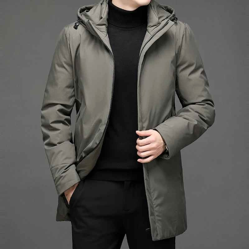 Cody | Men's Hooded Winter Coat, Weather-Resistant Autumn Coat | Bella Blue