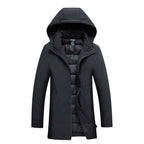 Cody | Men's Hooded Winter Coat, Weather-Resistant Autumn Coat | Bella Blue