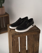 Cole | Men's Slip-On Shoes, Closed-Toe Casual Shoes | Bella Blue | White