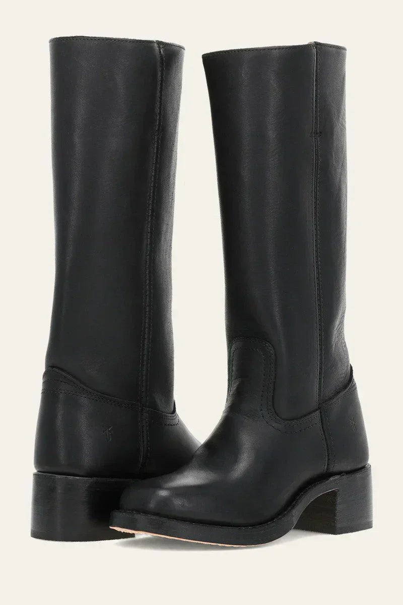 Colette | Women's Western Leather Cowboy Boots, Pointed-Toe Autumn Boots | Bella Blue