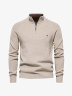 Colin | Women's Soft Cotton-Blend Jumper, Timeless Autumn Jumper | Bella Blue