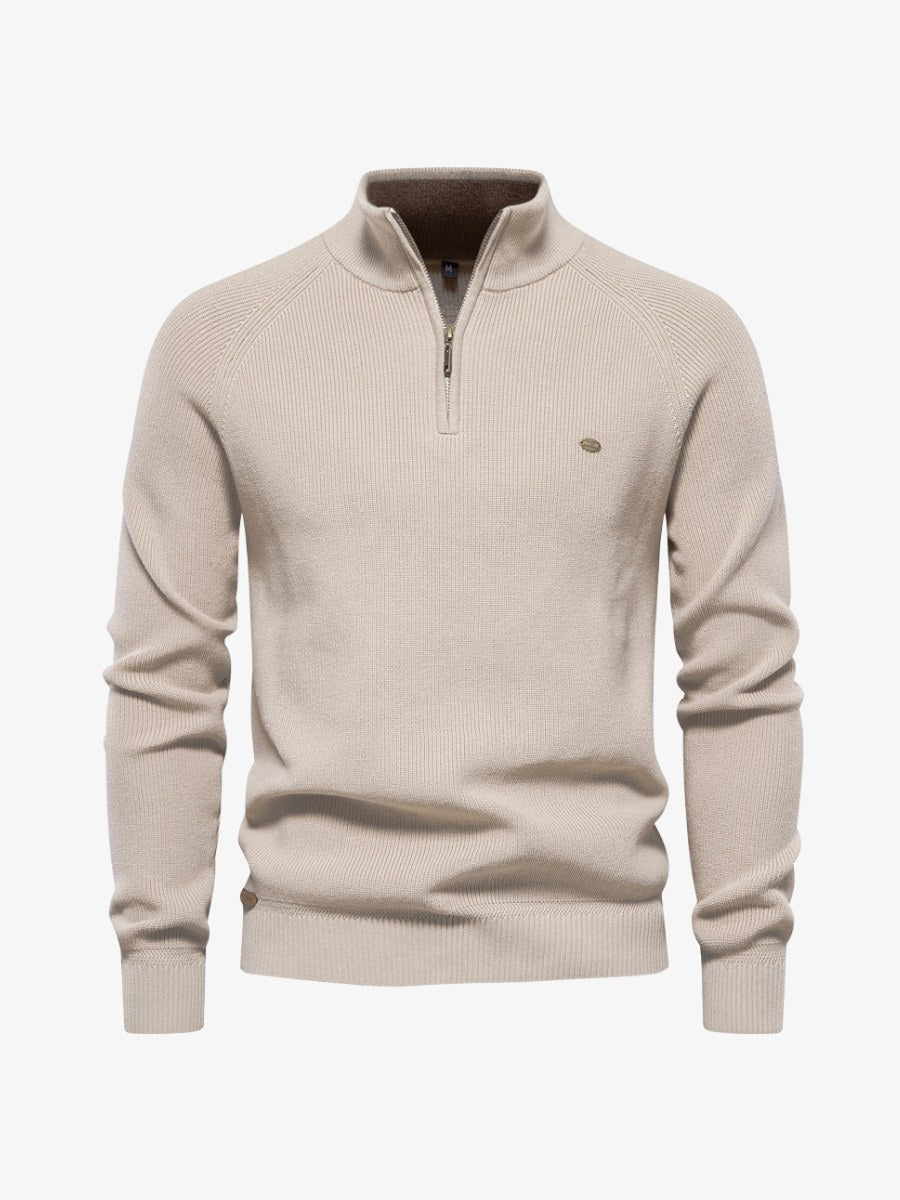 Colin | Women's Soft Cotton-Blend Jumper, Timeless Autumn Jumper | Bella Blue