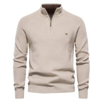 Colin | Women's Soft Cotton-Blend Jumper, Timeless Autumn Jumper | Bella Blue