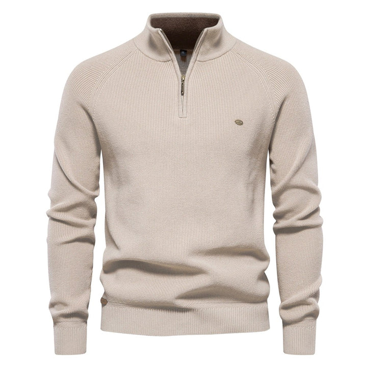 Colin | Women's Soft Cotton-Blend Jumper, Timeless Autumn Jumper | Bella Blue
