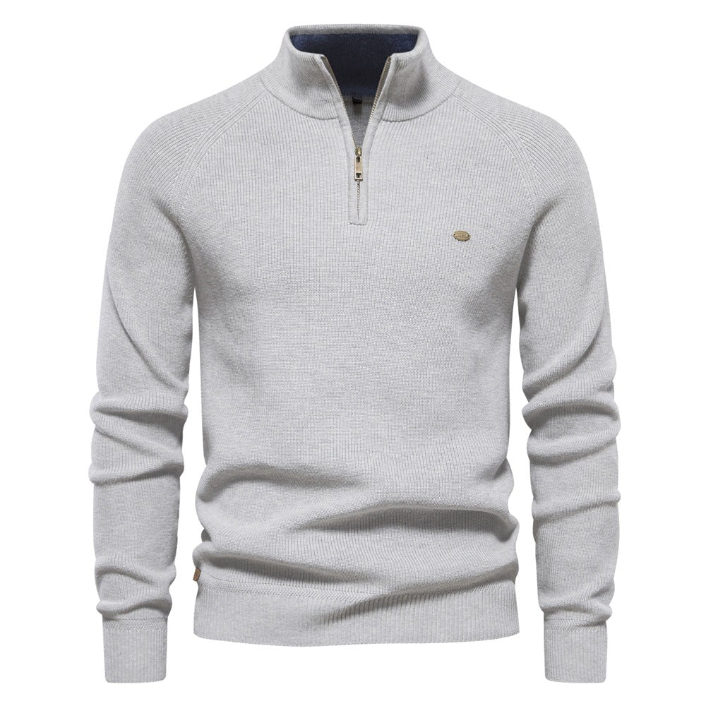 Colin | Women's Soft Cotton-Blend Jumper, Timeless Autumn Jumper | Bella Blue
