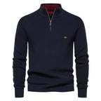 Colin | Women's Soft Cotton-Blend Jumper, Timeless Autumn Jumper | Bella Blue