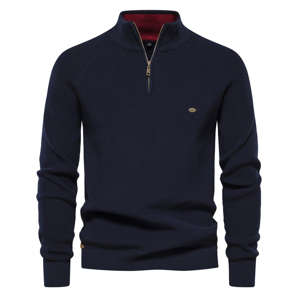 Colin | Women's Soft Cotton-Blend Jumper, Timeless Autumn Jumper | Bella Blue