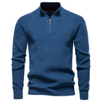 Colin | Women's Soft Cotton-Blend Jumper, Timeless Autumn Jumper | Bella Blue