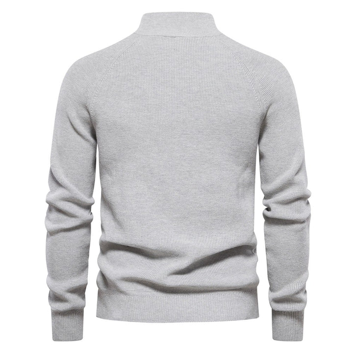 Colin | Women's Soft Cotton-Blend Jumper, Timeless Autumn Jumper | Bella Blue