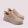 Connor | Men's Lightweight Mesh Trainers, Elastic Lace Walking Shoes | Bella Blue