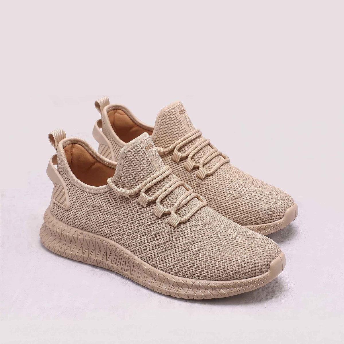 Connor | Men's Lightweight Mesh Trainers, Elastic Lace Walking Shoes | Bella Blue