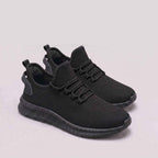 Connor | Men's Lightweight Mesh Trainers, Elastic Lace Walking Shoes | Bella Blue