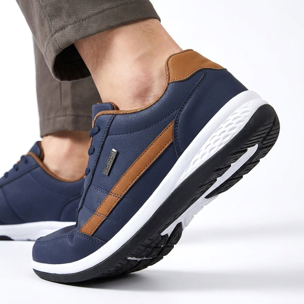Connor | Men's Lightweight Sport Trainers, Modern Everyday Trainers | Bella Blue