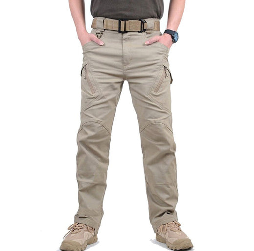 Craig | Men's Tactical Cargo Trousers with Multiple Pockets, Reinforced Walking Trousers | Bella Blue