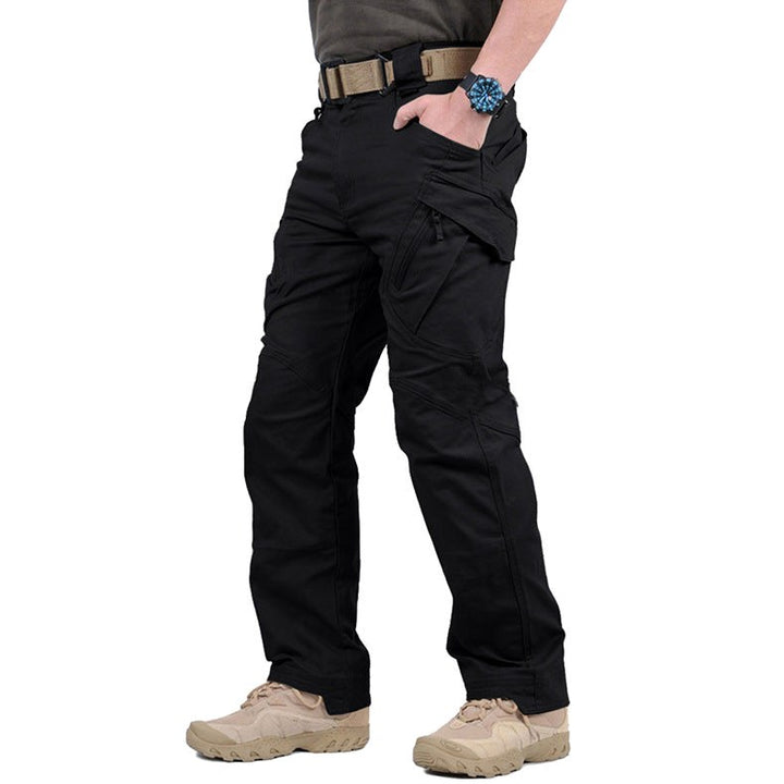 Craig | Men's Tactical Cargo Trousers with Multiple Pockets, Reinforced Walking Trousers | Bella Blue