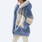 Darcy | Women's Quilted Puffer Jacket, Multicoloured Warm Jacket | Bella Blue