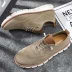 Darren | Men's Handcrafted Leather Walking Shoes, Breathable Comfort Shoes | Bella Blue