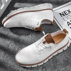 Darren | Men's Handcrafted Leather Walking Shoes, Breathable Comfort Shoes | Bella Blue