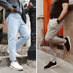 Darren | Men's Handcrafted Leather Walking Shoes, Breathable Comfort Shoes | Bella Blue