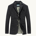 Dawson | Men's Lightweight Water-Resistant Jacket, Tailored Blazer Jacket | Bella Blue