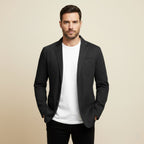 Dawson | Men's Lightweight Water-Resistant Jacket, Tailored Blazer Jacket | Bella Blue