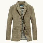 Dawson | Men's Lightweight Water-Resistant Jacket, Tailored Blazer Jacket | Bella Blue