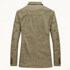 Dawson | Men's Lightweight Water-Resistant Jacket, Tailored Blazer Jacket | Bella Blue