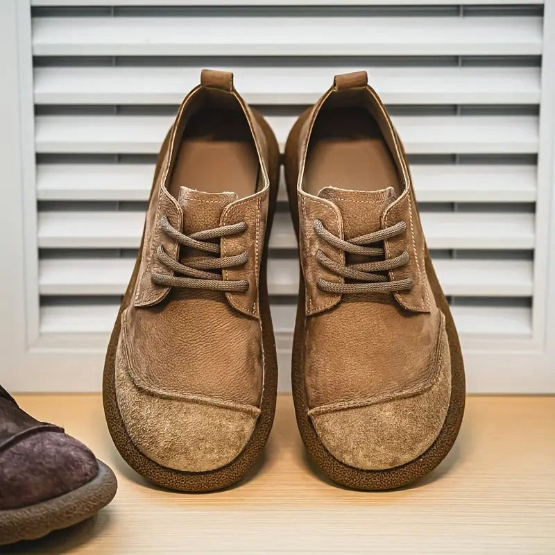 Declan | Men's Orthopaedic Leather Shoes, Classic Leather Walking Shoes | Bella Blue
