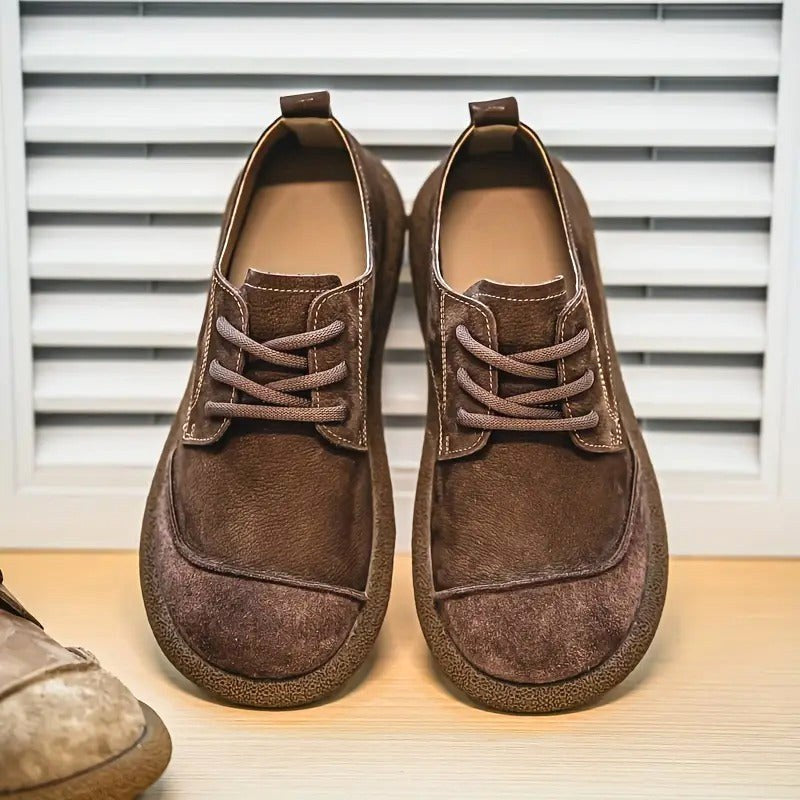 Declan | Men's Orthopaedic Leather Shoes, Classic Leather Walking Shoes | Bella Blue