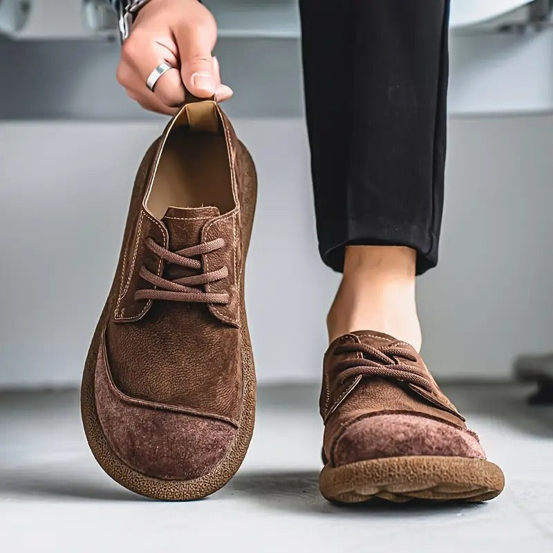 Declan | Men's Orthopaedic Leather Shoes, Classic Leather Walking Shoes | Bella Blue