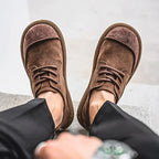 Declan | Men's Orthopaedic Leather Shoes, Classic Leather Walking Shoes | Bella Blue