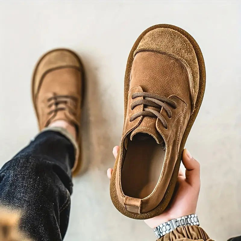 Declan | Men's Orthopaedic Leather Shoes, Classic Leather Walking Shoes | Bella Blue