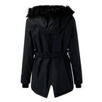 Delaney | Women's Hooded Parka Coat, Full-Length Winter Coat | Bella Blue