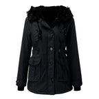 Delaney | Women's Hooded Parka Coat, Full-Length Winter Coat | Bella Blue