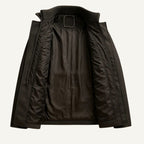 Derek | Women's Tailored Warm Coat, Structured Autumn Coat | Bella Blue