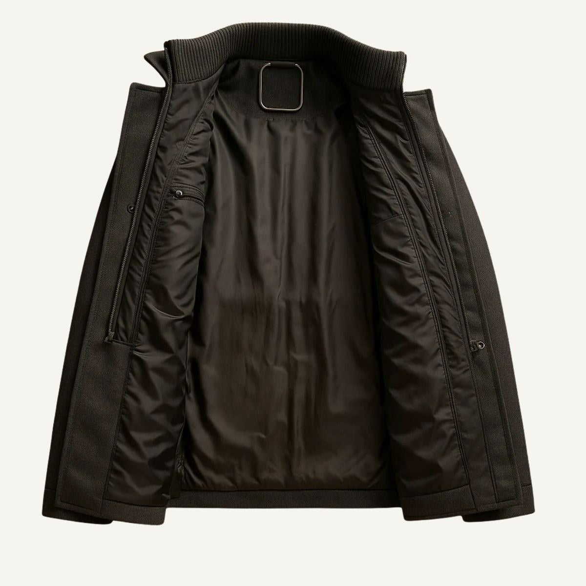 Derek | Women's Tailored Warm Coat, Structured Autumn Coat | Bella Blue