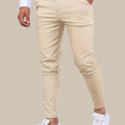 Desmond | Men's Skinny-Fit Stretch Chinos, Contemporary Tapered Trousers